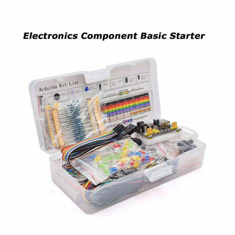 Electronics Component Basic Starter With 830 tie-points Breadboard Power Sup Ws