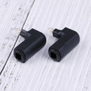 2Pcs 90 degree optical audio cable adapter male and female right angle Ew