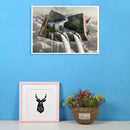 5D DIY Full Drill Diamond Painting Mountain River Cross Stitch Home Decor