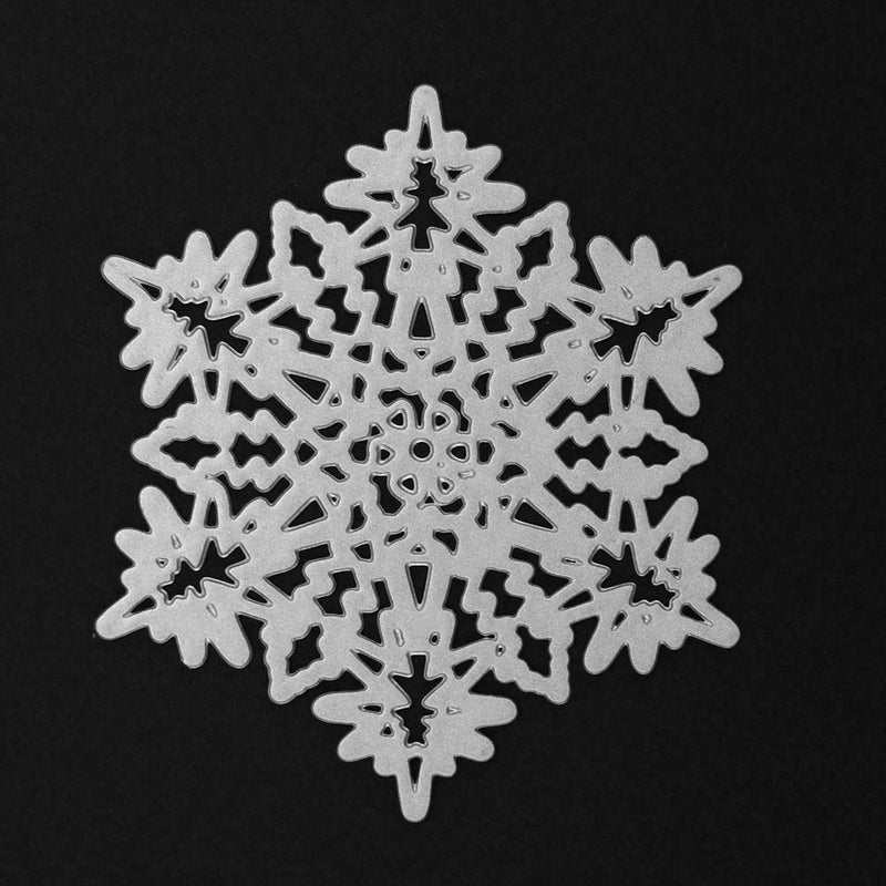 Heart Snowflake Cutting Dies Scrapbook Embossing DIY Paper Card(6.8cm)