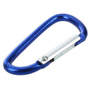 5X( 10 Multicolor D Carabiner Camp Spring Snap Clip Hook Keychain Keyring CO4T3)