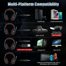 3.5mm Wired Gaming Headset LED Stereo Surround Headphone w/ Mic for PC PS4