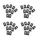 Pack of 40 Mini Flocking Clothes Hanger Hook Closet Organizer Wardrobe Black