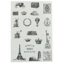 6Pcs Retro Tower Stickers For DIY Scrapbooking Planner Cardmaking Journaling A3C