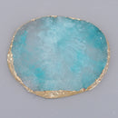 8x Natural Agate Slices Polished Agate Slices Hanging Coasters