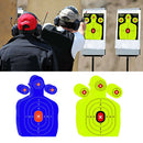 10x Adhesive Shooting Targets Reactive Splatter Paper Target Stickers Paper