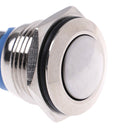 1Pc 16mm waterproof momentary metal push button switch round switc SE