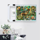 5D DIY Full Drill Diamond Painting Deer Nature Cross Stitch Decor (06)