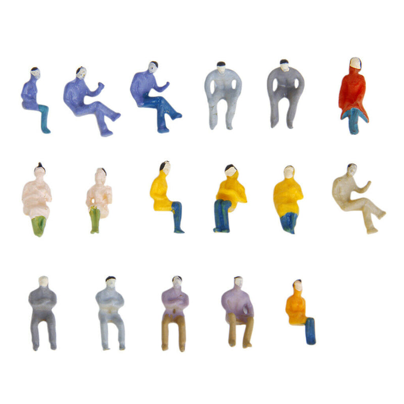 Lots 100 1:100 HO Train Railway Railroad Painted People Figures Accessories