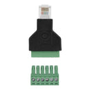 Adapter Connector Ethernet Rj12 6P6C Male To Screw Terminal 6 Pin Splitter  H6C3