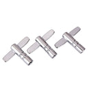 3xMetal Drum Skin Tuning Key Tuner Solids Durable Square Socket Parts&Accessory`