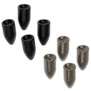 Pack of 8pcs Fishing Tungsten Sinkers Weights Bullet Bass Sinker 19mm 8.8g