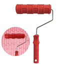 7inch Tree Pattern Embossing Cylinder Art Wall Painting Roller Brush Sleeve