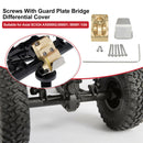 Screws With Guard Plate Bridge Differential Cover For Axial SCX24 AXI00002 1/24