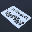 Grape Vine Lace Ruler Template DIY Photo Album Hollow Stencils Drawing Tool