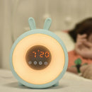 Cute Rabbit Wake Up Light Alarm Clock Sunrise/Sunset Simulation Digital Clo