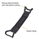 PC Black Mobile Phone Holder Elastic Strap Metal Bracket One Hand Operation Gift