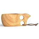 Wooden Mug Beer Cup Beer Tankard Christmas Party Handcrafted Milk Mug 15cm
