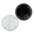 2x Round PU Leather Bag Bottom Cushion Pad for Bags Insert Making 64holes
