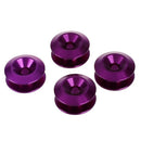 Purple Quick Release JDM Bumper Fender Trunk Fastener Screw Bolt Loop Ring