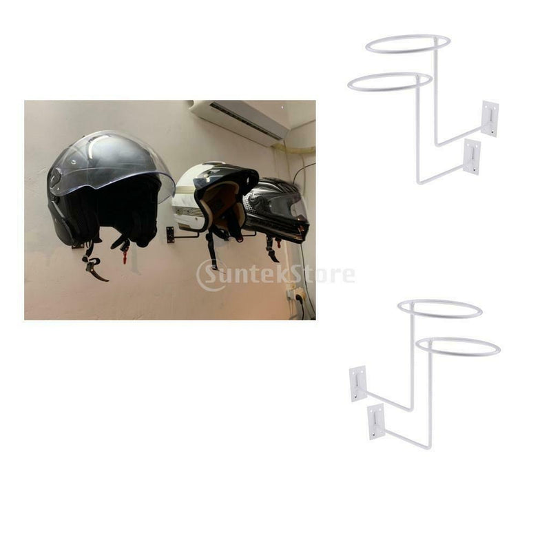 4 Pieces Helmet Holder Hook Bags Rack Hanger