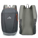 1pc Waterproof Backpack Large Capacity Wear Resistant Hiking Bag (Grey)
