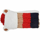 Kids Warm Winter Cap Child Hood Scarf Wool Hats - Red