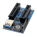 PCI-E USB 3.0 Cable Express 1X To Double X 4X Extension Line UEX105
