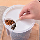 1Pc Plastic Food Storage Lattices Sealed Crisper Grains Tank Storage Kitche