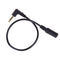 Audio stereo 3.5mm 3pole  male to female 90degree right angled extension cable F
