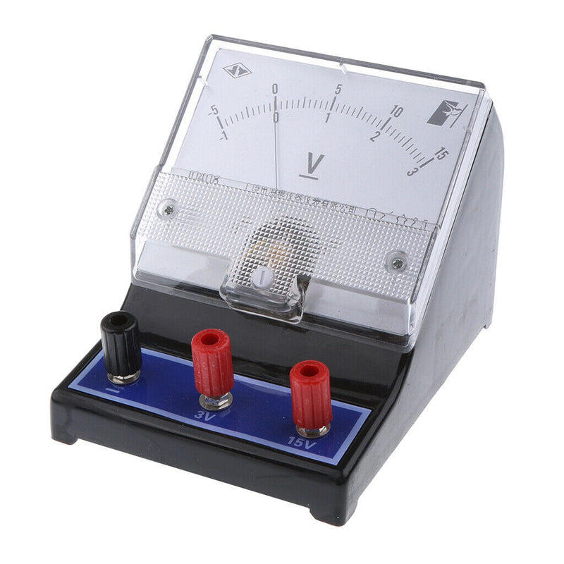 Analog Voltmeter Teaching Tool of Voltage Test -1- 0-3V and -5-0-15V
