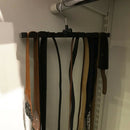 10 grid Storage Rack Tie Belt Scarf Rack Organizer Closet Wardrobe Space Sa