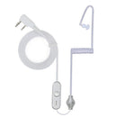 New Earphone Mic Acoustic Tube Earpiece 2.5mm Stereo 2Pin Acoustic Tube PTT