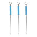 3pcs Stainless Steel Hook Extractor Remover Disgorger for Large & Small