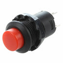 10 Pcs Latching Action SPST Round Red Push Button Switch AC 125V 3A U3X9