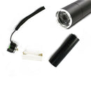 Mini Black 8W LED Waterproof Flashlight Torch Light Camping Flashlight