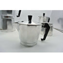 Aluminum Coffee Moka Maker Coffee Cup Expresso Latte Stove Percolator 3 Cups
