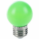 E27 LED Light Warm Green Bulb Plastic Bulb (0.5W Power, Green)