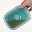 1Pcs Food Grade Silicone Lunch Box Folding Eco-Friendly Food Container Bent