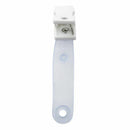 20 Pcs Plastic ID Card Name Tag Holder Badge Strap Clip White Clear G2G8