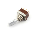 AC 250V 3A 3 Position ON/OFF/ON DPDT Flat Handle Toggle Switch N 3C