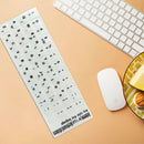 Computer Hebrew  Keyboard Film Stickers Letters Alphabet Desktop  Scrub gdg