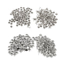 200Pc Metal Double Round Cap Tubular Rapid Rivet Stud Leather Belt Bag Decor
