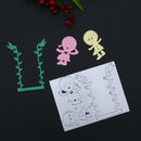 Swing Combination DIY Scrapbook Craft Embroidery Cutting Die Stencils Gift