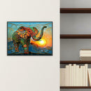 5D DIY Full Drill Diamond Painting Ethnic Elephant Cross Stitch Embroidery