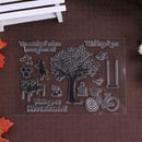 DIY Scrapbooking Transparent Silicone Seal Stamp Sheets Album Card Decor