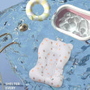 Baby Shower Bath Tub Pad Bathtub Mat Newborn Safety Bath Cushion (3 White)