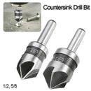 2pcs Countersink Drill Bit 82 Degree Point Angle Chamfer Countersinking Cutte â„–[
