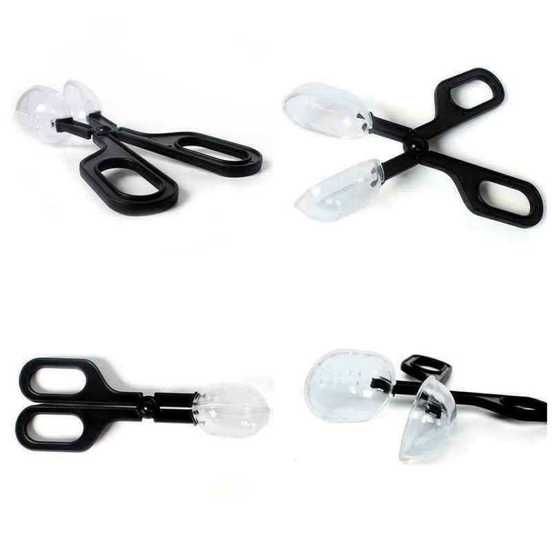 Reptile Terrarium Spider Cricket Clamp Aquarium Litter Cleaning Feeding N9Z8