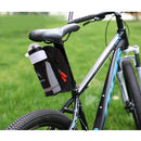 Bicycle Saddle Bag with Water Bottle Pocket MTB Bike Rear Seat Tail Bags Pouch